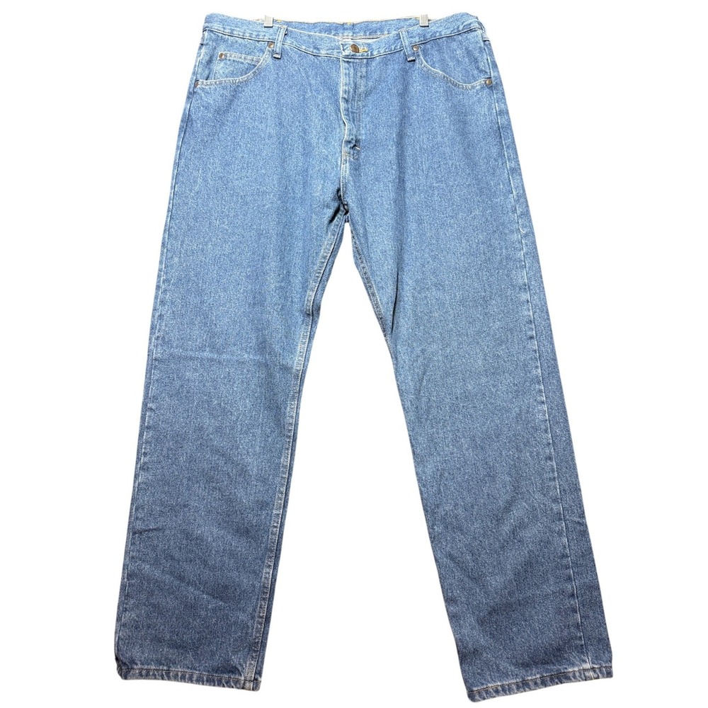 Wrangler Jeans Men 40x30 Blue Regular Fit Straight Leg Denim 96501DS